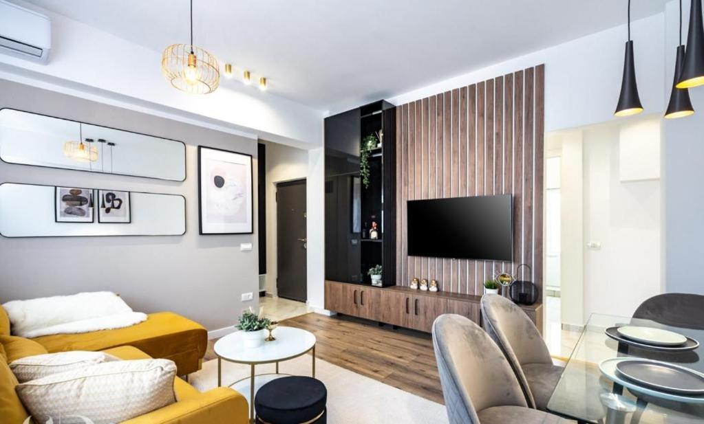 Majestic Apartament With View In Magheru Bukarest Exterior foto